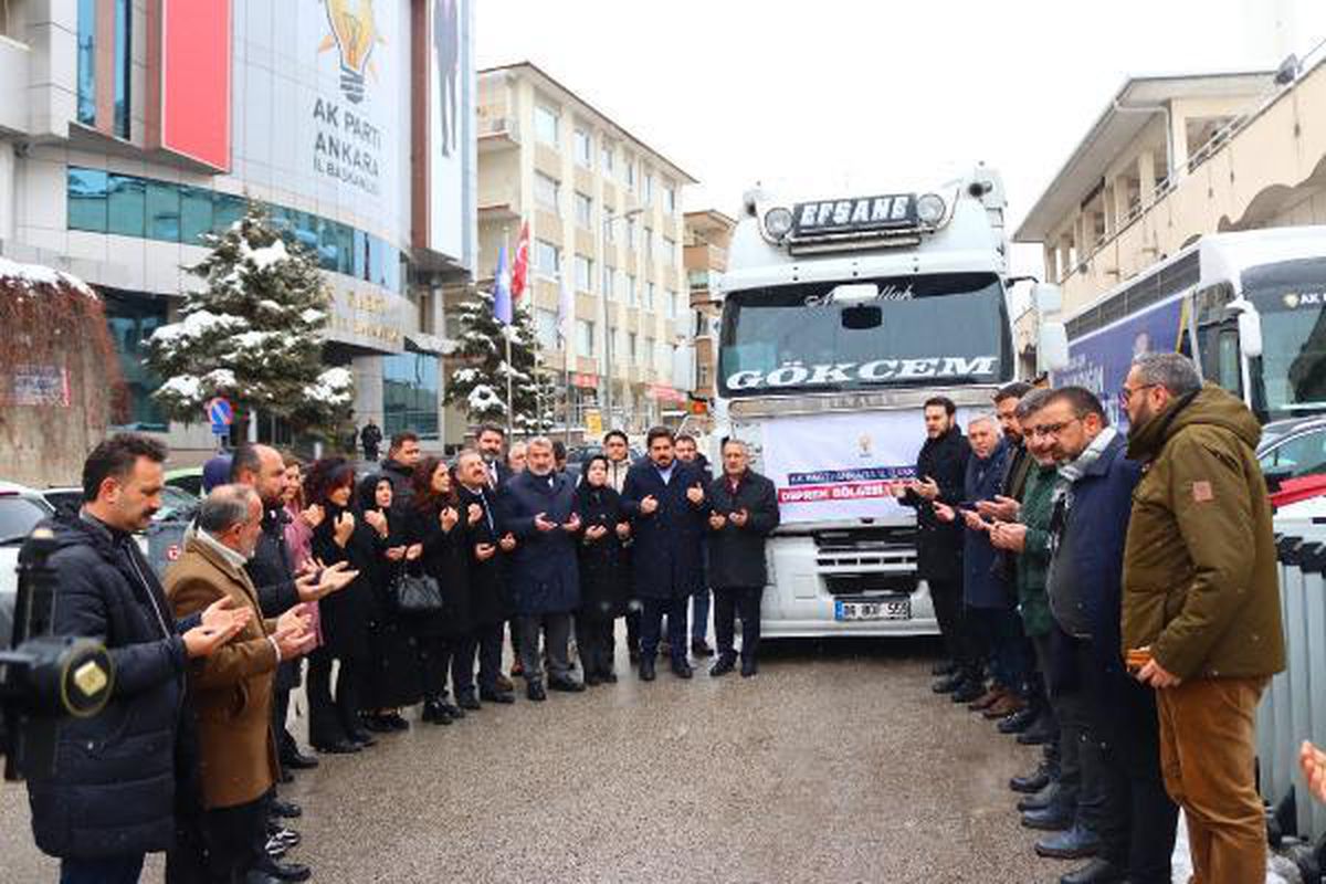 AK Parti Ankara İl Başkanlığı\'ndan yardım seferberliği