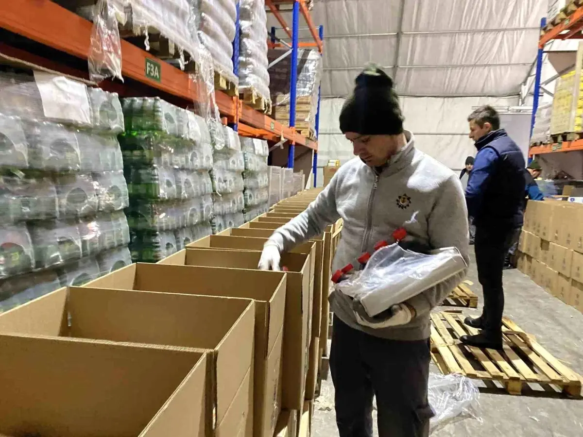 Bursa\'dan Gaziantep\'e erzak yardımı