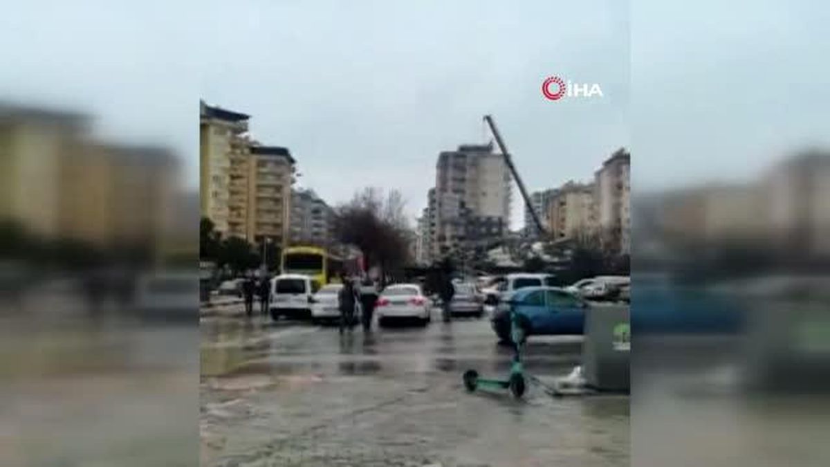 Hastanede tedavi görenler ikinci depremden böyle kaçtılar