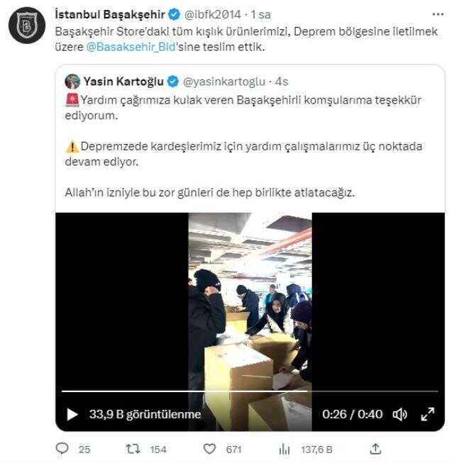 Hep birlikte tek yürek! Spor camiası depremzedeleri yalnız bırakmadı