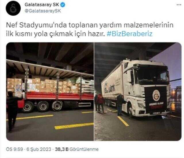 Hep birlikte tek yürek! Spor camiası depremzedeleri yalnız bırakmadı