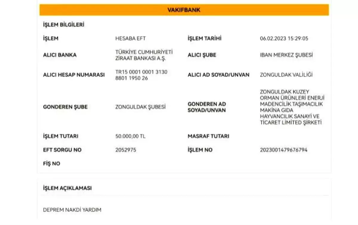 İşadamı Ofluoğlu\'ndan deprem bölgesine 100 bin liralık yardım