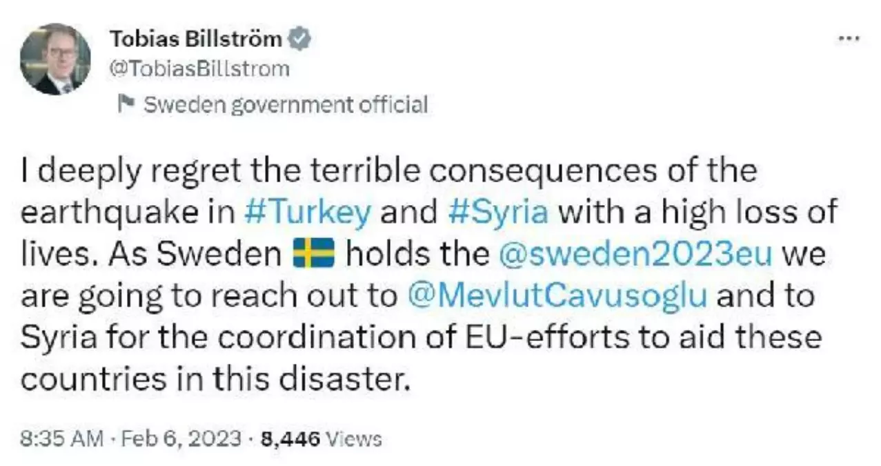 İsveç: AB yardımlarını yönlendirmek için koordine ediyoruz.