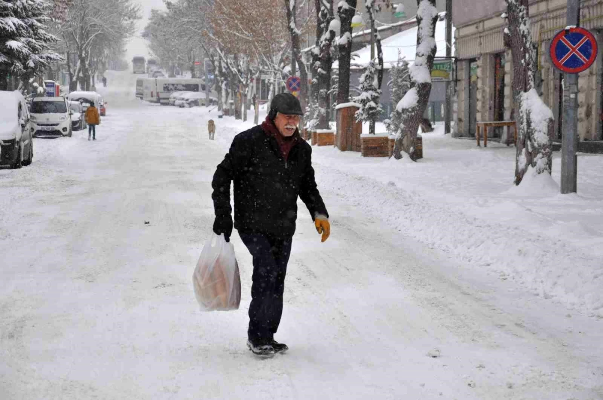Kars\'ta kar yağışı hayatı olumsuz etkiliyor