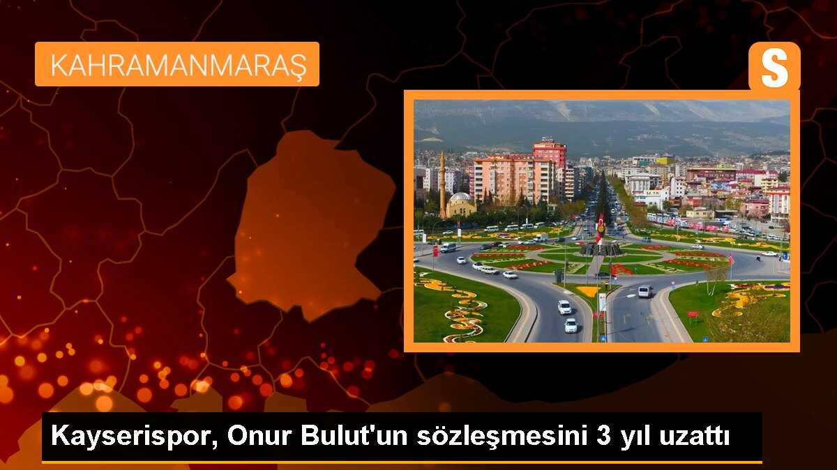 Kayserispor, Onur Bulut\'un sözleşmesini 3 yıl uzattı