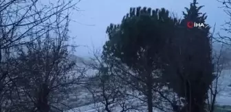 Keşan'da kar yağışı