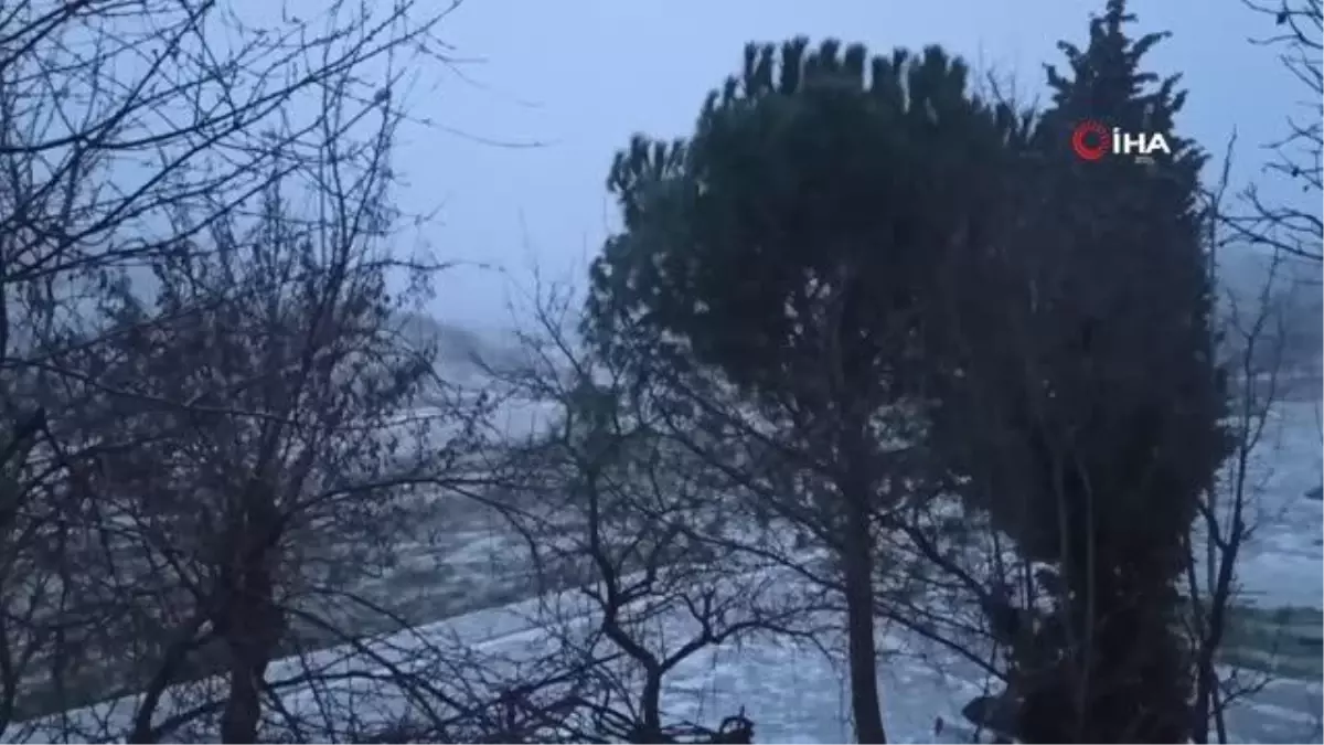 Keşan'da kar yağışı