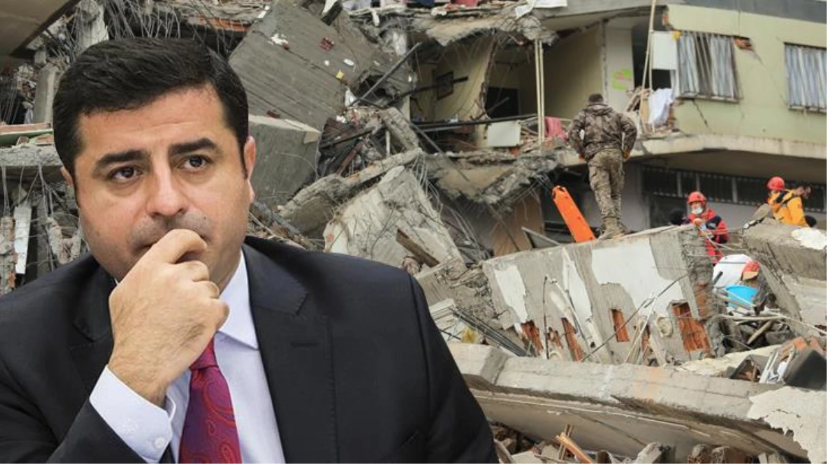 Tutuklu bulunan Selahattin Demirtaş, deprem sonrası çağrıda bulundu: Bırakın yardıma gidelim