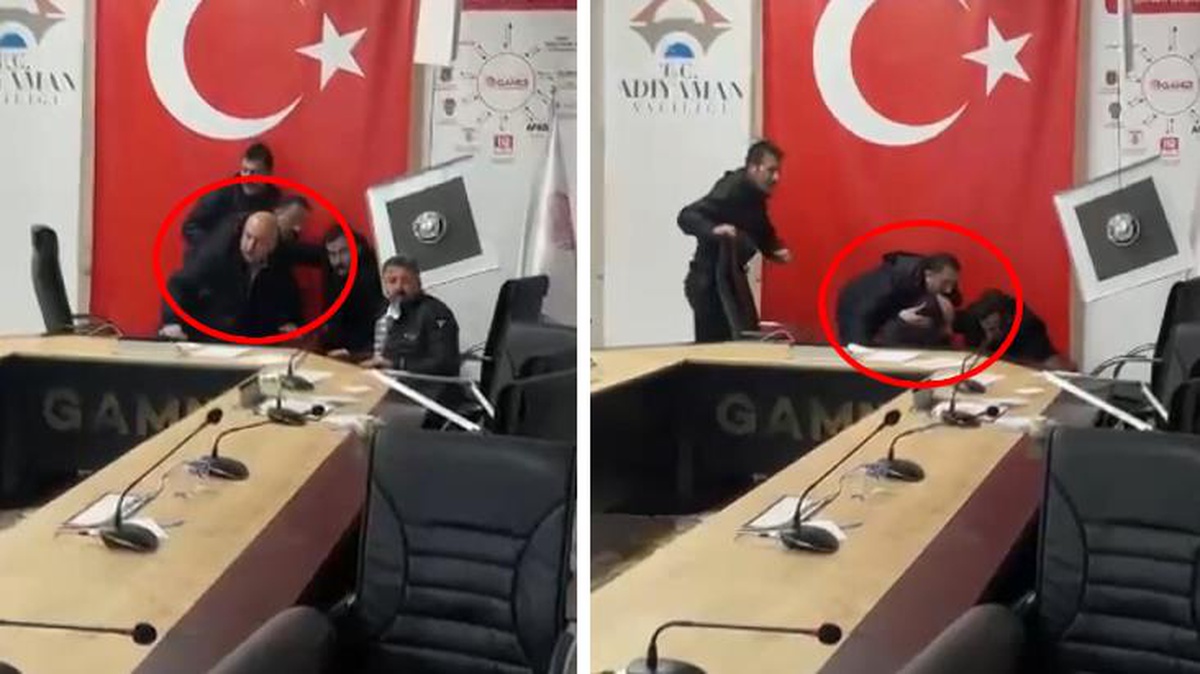 Ulaştırma Bakanı Adil Karaismailoğlu canlı yayında depreme yakalandı! Panikle masanın altına saklandı