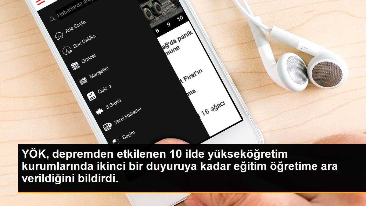 Kahramanmaraş merkezli depremden etkilenen 10 ilde üniversitelerde eğitim öğretime ara verildi