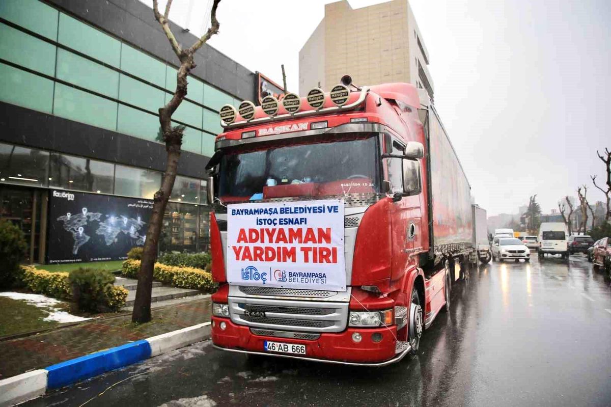 Bayrampaşa\'dan depremzedelere yardım eli