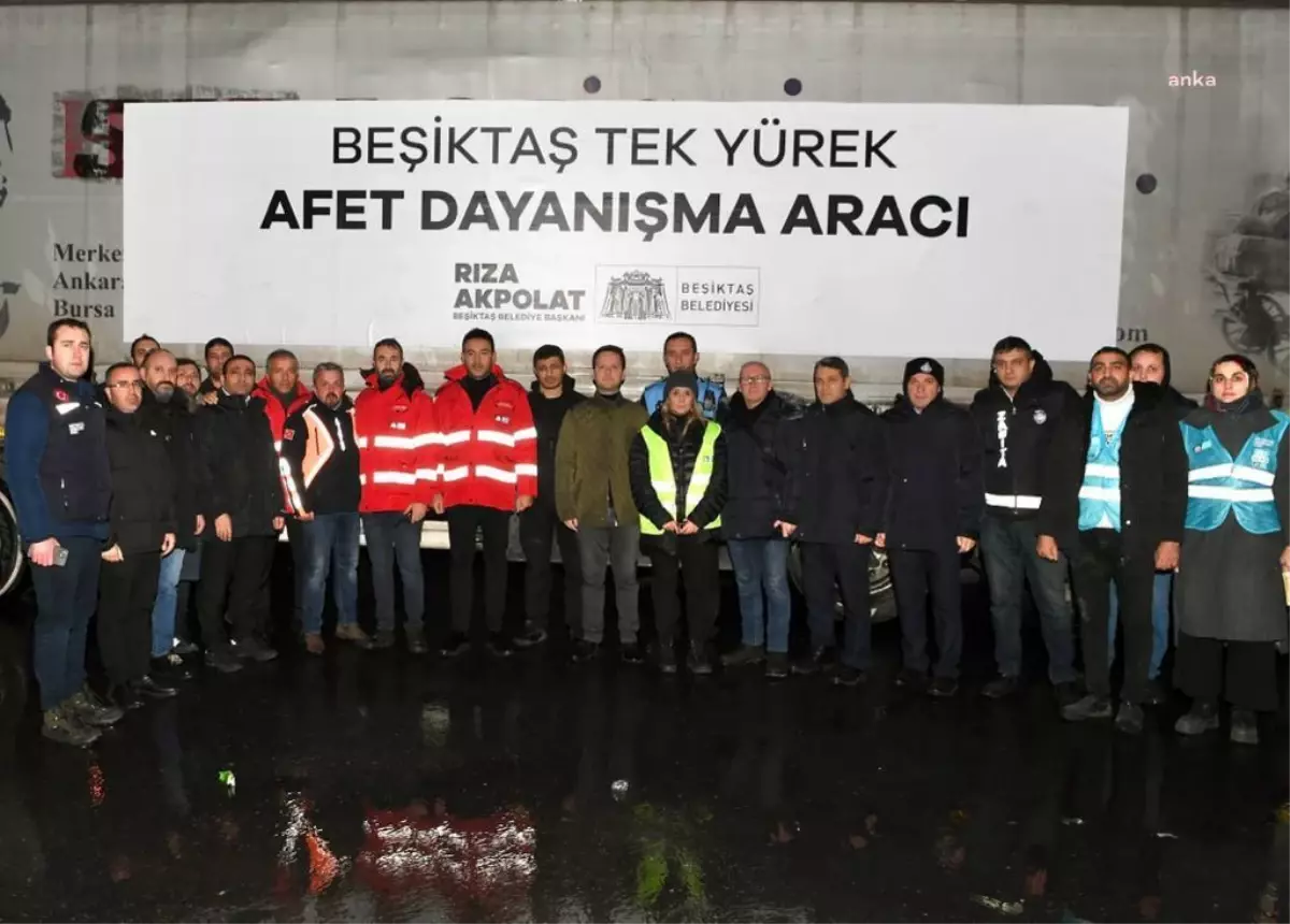 Beşiktaş\'ın Yardım Tırları, Deprem Bölgesine Doğru Yola Çıktı