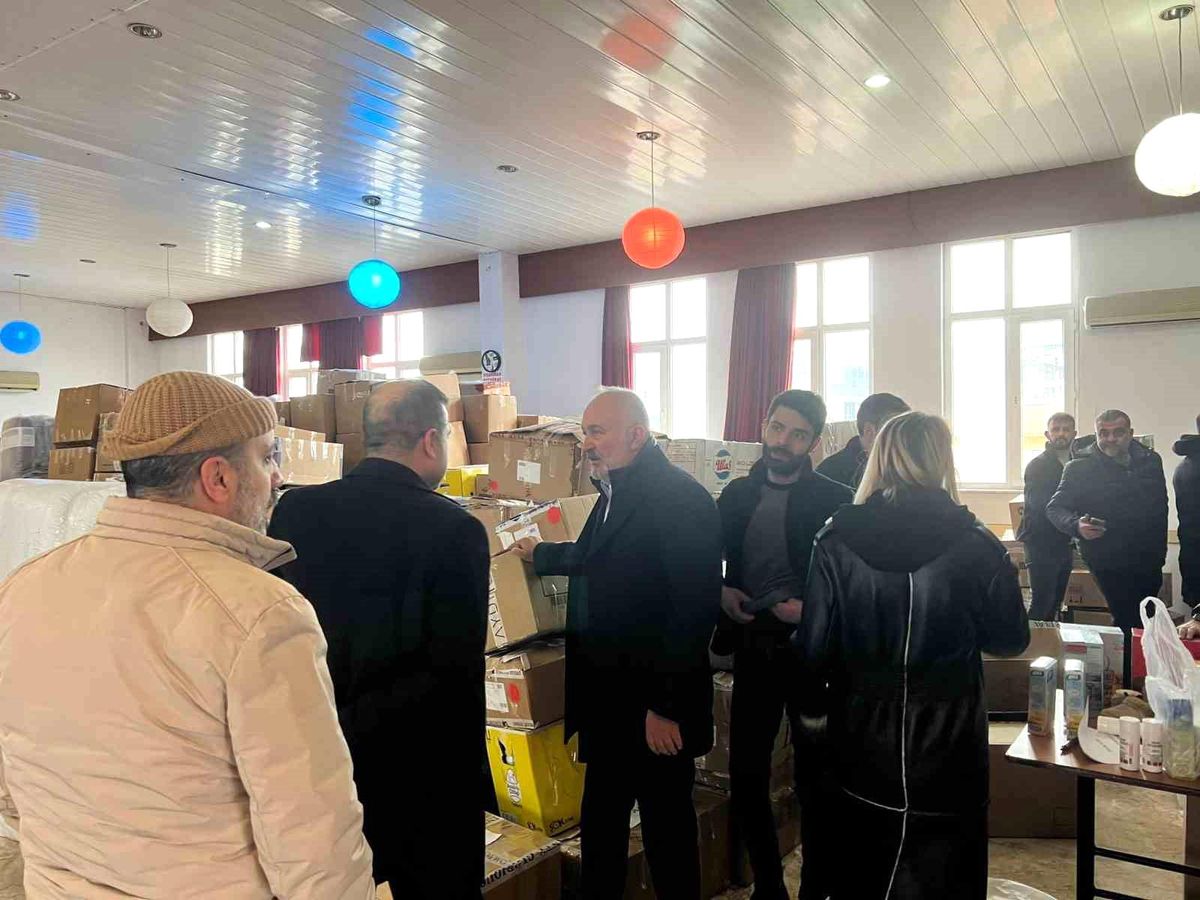 Çiftlikköy Belediyesi\'nden yardım seferberliği