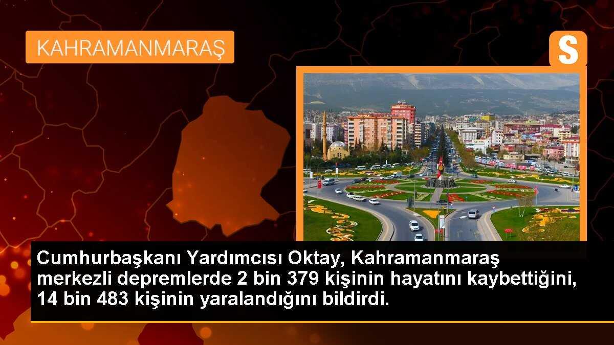 AFAD Başkanı Yunus Sezer, Kahramanmaraş merkezli depremlerde 2 bin 921 kişinin hayatını kaybettiğini, 15 bin 834 kişinin yaralandığını bildirdi.