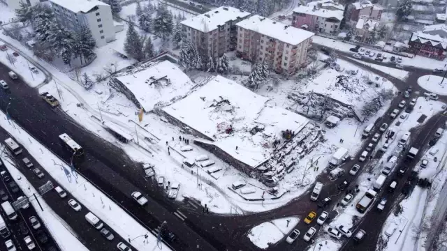 Deprem etkilenen Malatya havadan görüntülendi