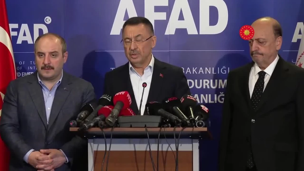 Fuat Oktay: "3 Bin 419 Kaybımız Var, Yaralılarımız 20 Bin 534. Enkazdan Kurtarılanlar 8 Bini Geçmiş Durumda"