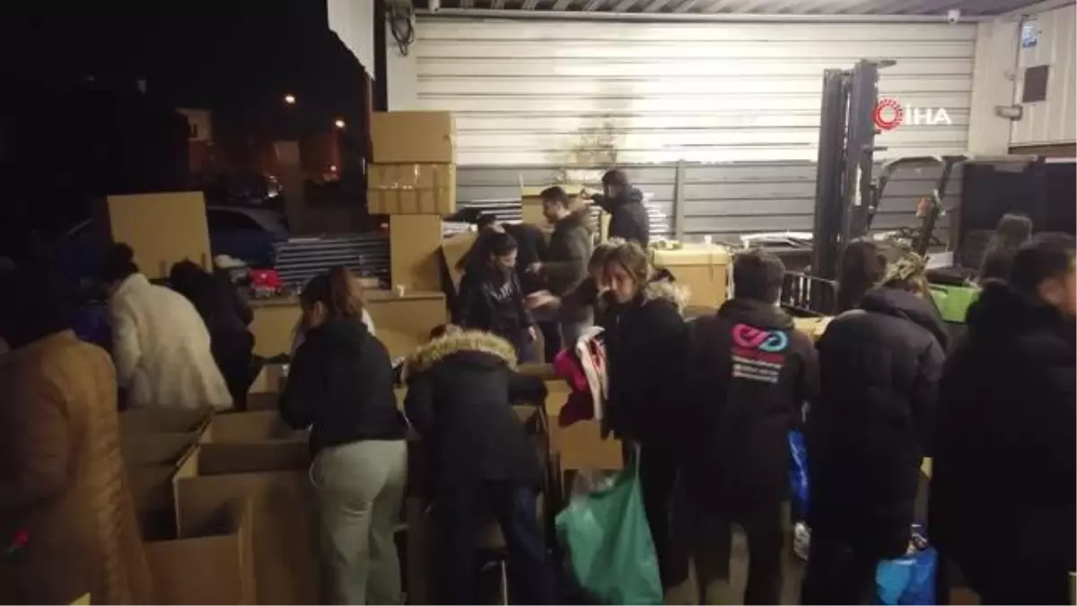 İngiltere'de Türkiye'deki depremzedeler için yardım seferberliği