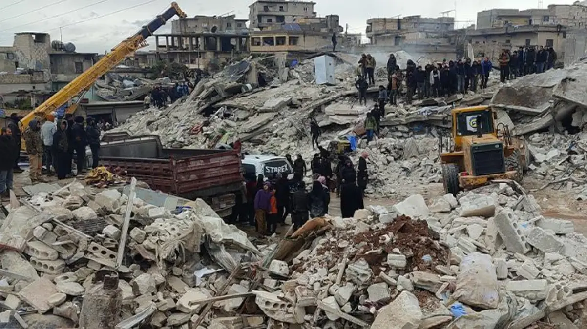 Kahramanmaraş merkezli depremlerden etkilenen Suriye\'de ölenlerin sayısı 1782\'ye yükseldi