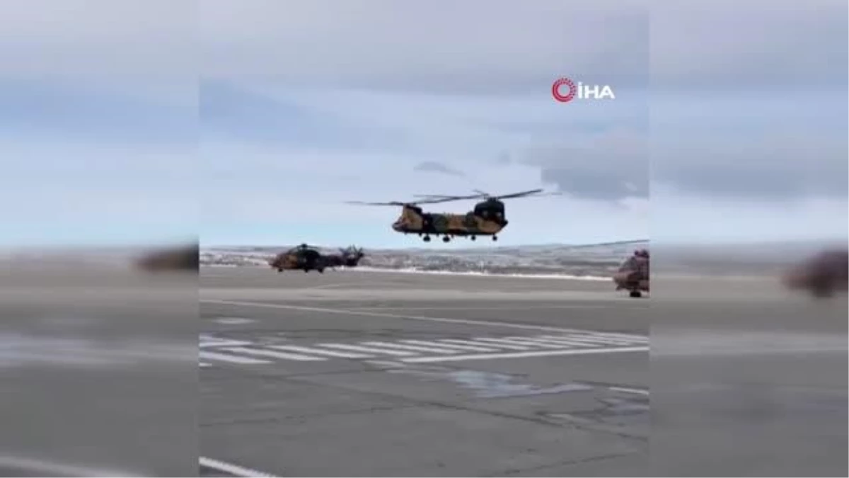 Kara Kuvvetleri, Jandarma ve Emniyet\'e ait helikopterler deprem bölgesine hareket etti