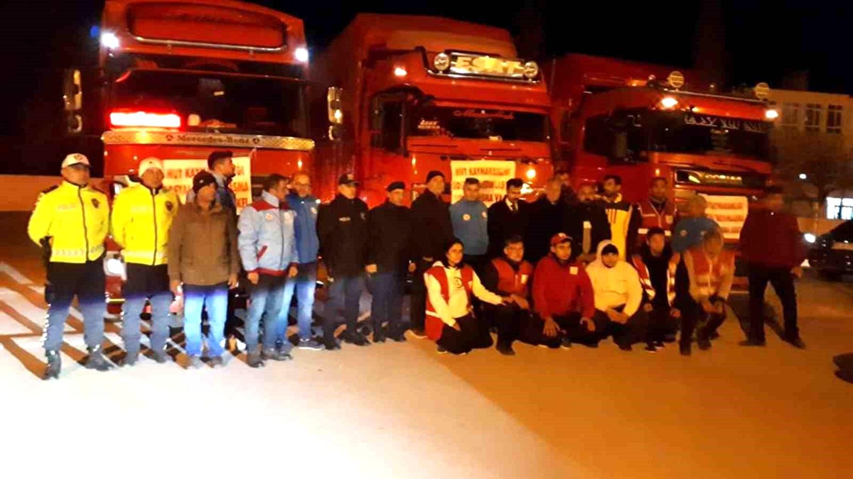 Mut\'tan deprem bölgesine yardım seferberliği