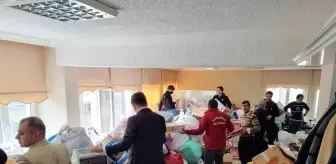 Sungurlu'da ilçe halkı depremzedeler için seferber oldu