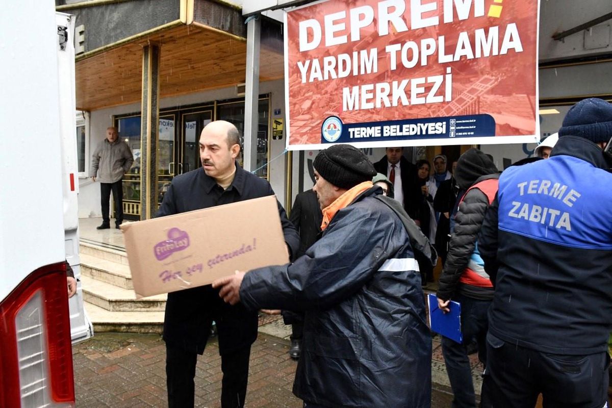 Terme depremzedeler için tek yürek