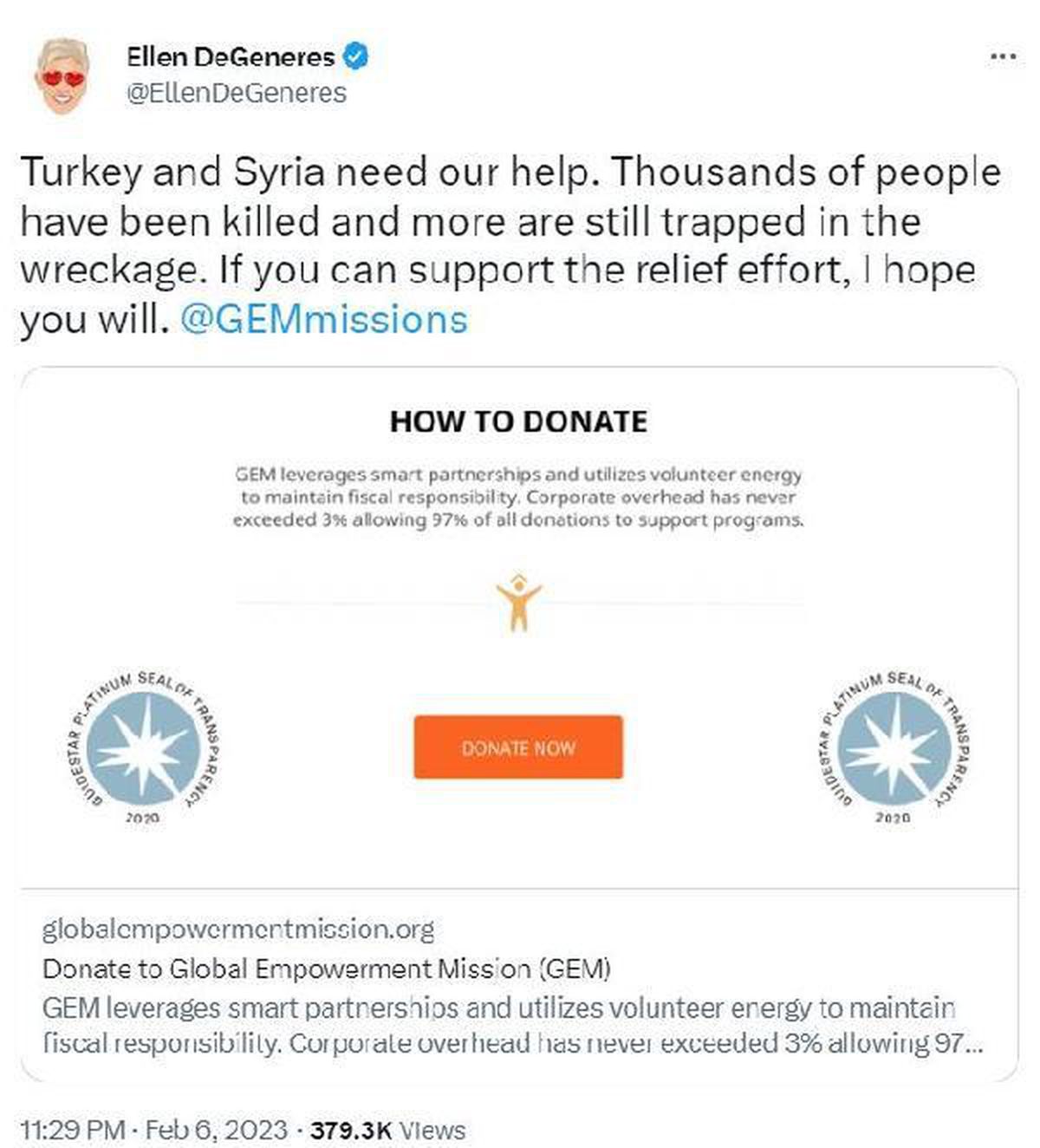 Uluslararası kuruluşlar, Türkiye ve Suriye için yardım kampanyası başlattı