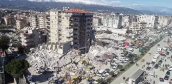 Antakya'da depremin hasarı havadan görüntülendi