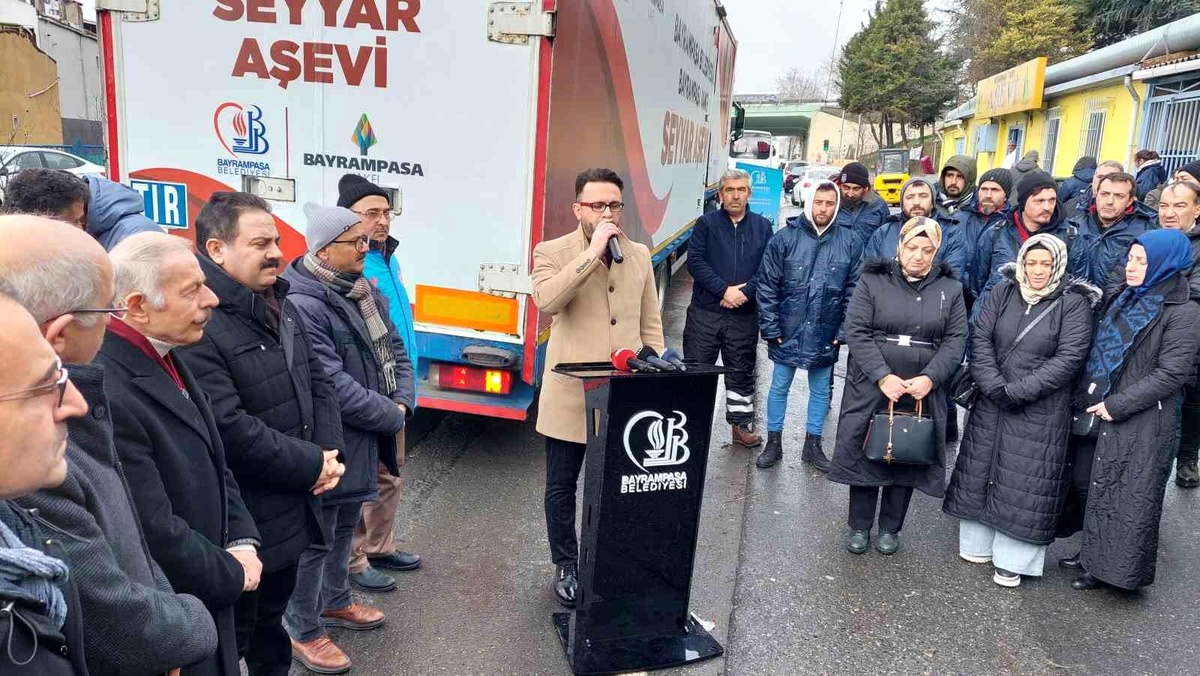 Bayrampaşa\'dan mobil mutfak tırı deprem bölgesine yola çıktı