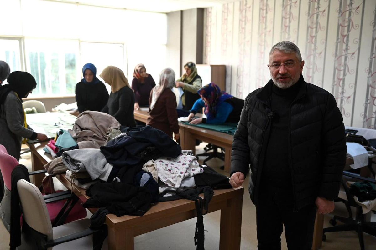 Çorum'da usta öğretici ve kursiyerler depremzedeler için seferber oldu