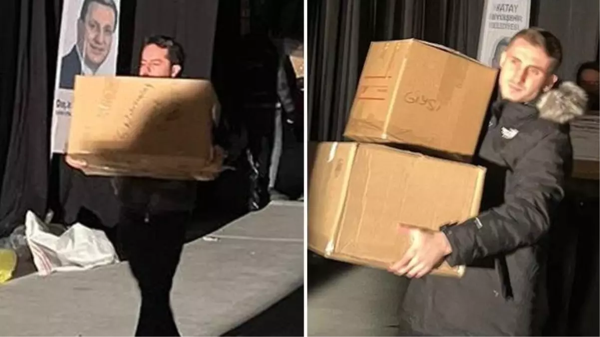 Erden Timur ve Kerem Aktürkoğlu, depremzedelere destek olmak için Hatay\'a gitti