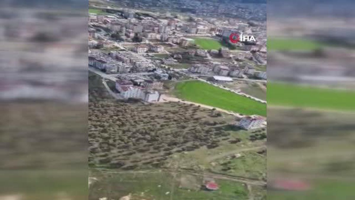 Hatay ve Kahramanmaraş'ta deprem enkazı böyle görüntülendi