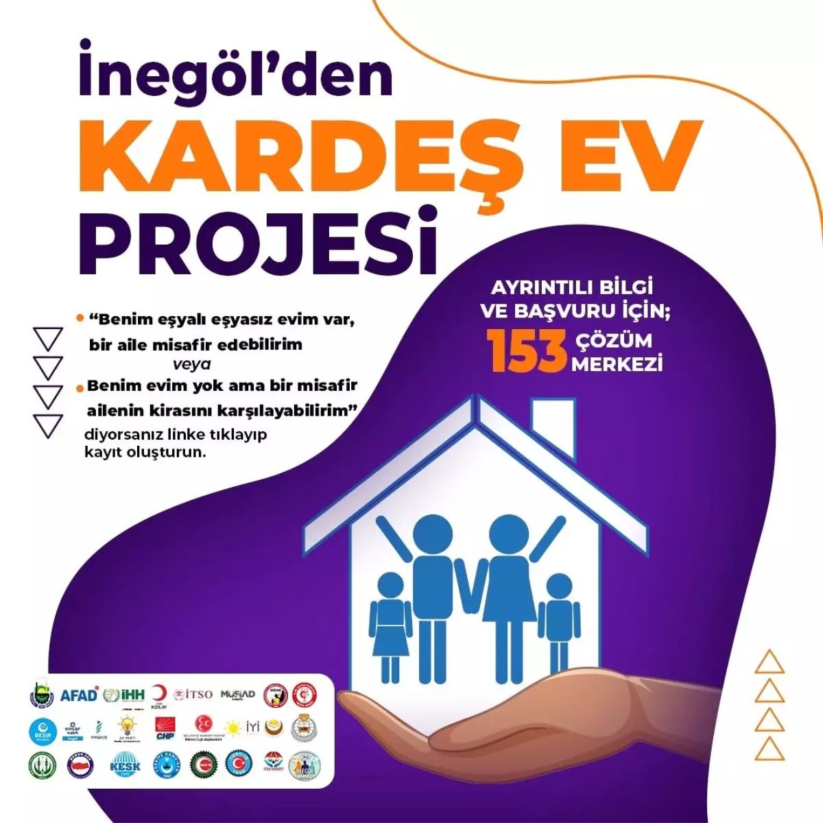İnegöl\'den örnek dayanışma, "Kardeş Ev" projesi başlatıldı