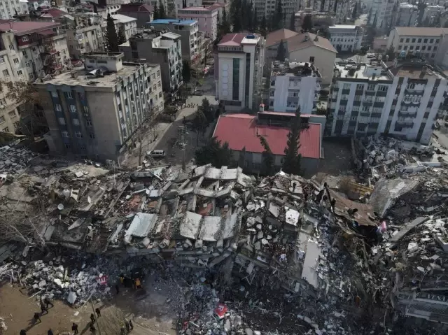 Kahramanmaraş'ta Depremin Yarattığı Yıkım Havadan Görüntülendi