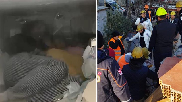 'Korkma, geldik' diyen AFAD ekibine minik Sare'den ağlatan cevap: Acele etmeyin, bir şeyimiz yok 'Korkma, geldik' diyen AFAD ekibine minik Sare'den ağlatan cevap: Acele etmeyin, bir şeyimiz yok