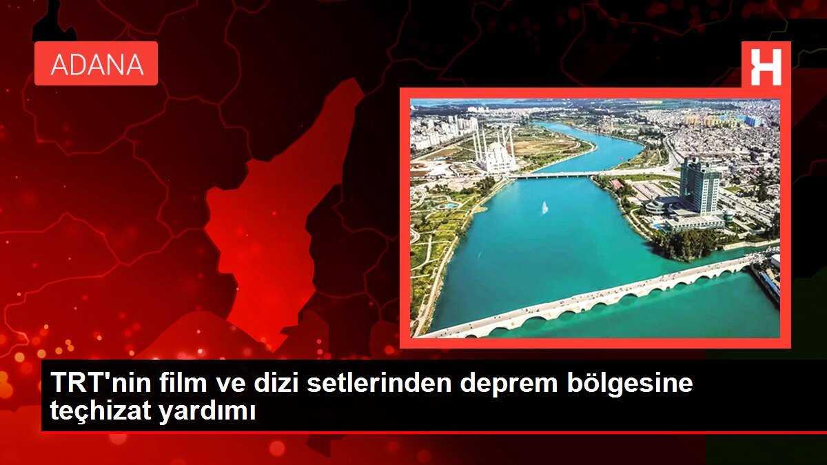 TRT ve paydaş yapımcılarından afet bölgesine yardım kampanyası düzenlendi