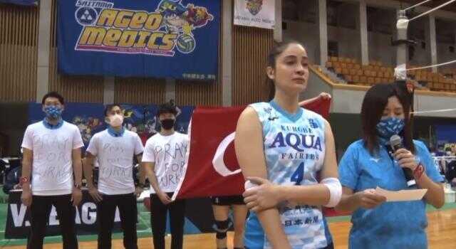 Türkiye için yardım topladılar! Japonya'da oynayan milli voleybolcumuz Tuğba Şenoğlu, hıçkıra hıçkıra ağladı