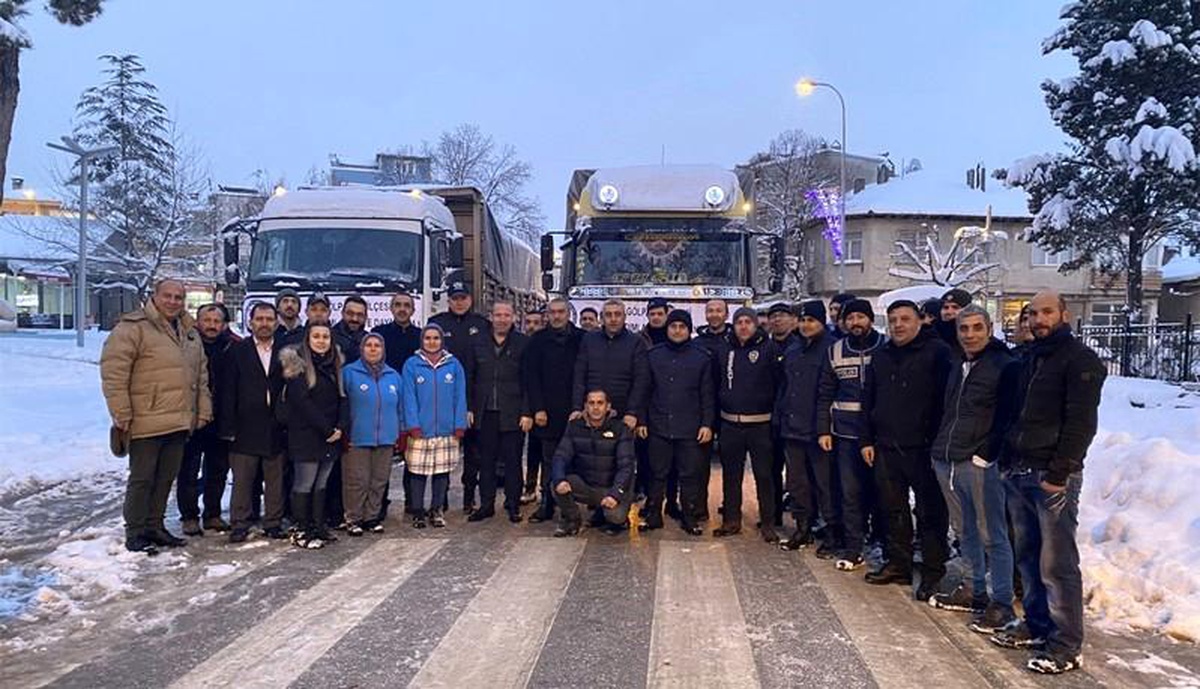 3 tır daha deprem bölgesine yola çıktı
