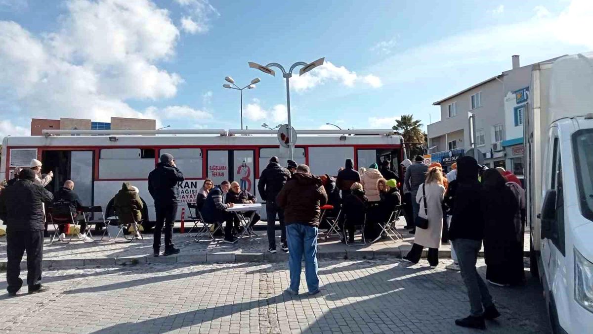 Çeşme\'de kan bağışı yoğunluğu