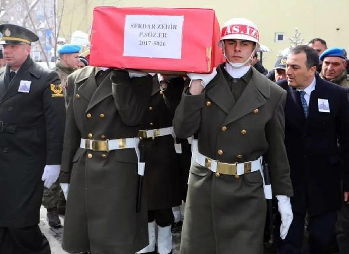 Depremde yaşamını yitiren uzman er, Kars\'ta toprağa verildi