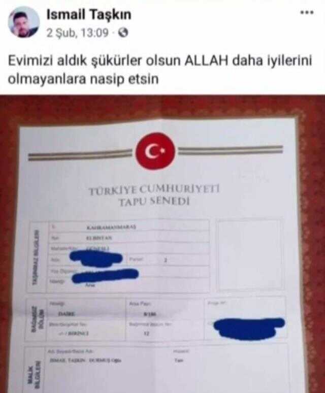 Depreme 4 gün önce aldıkları evde yakalandılar! 5 kişilik Taşkın Ailesi enkaz altında kalarak hayatlarını kaybetti
