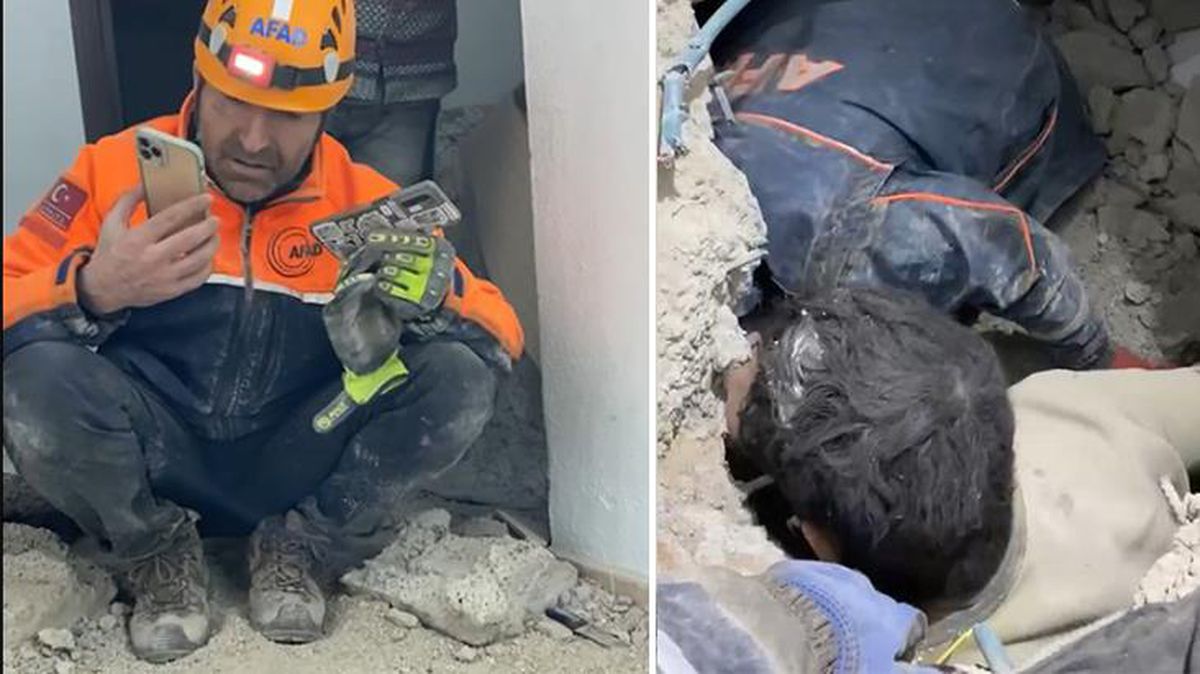 Enkaz altında kurtarılmayı bekleyen Kevser'in ilk isteği babasının sesini duymak oldu