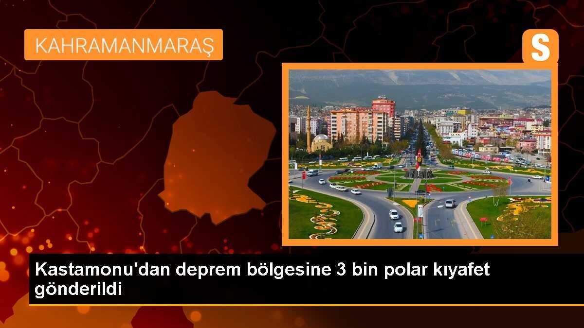 Kastamonu\'dan deprem bölgesine 3 bin polar kıyafet gönderildi