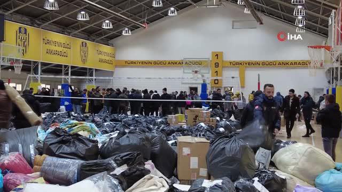 MKE Ankaragücü, deprem bölgesine yardım tırı göndermeye devam ediyor