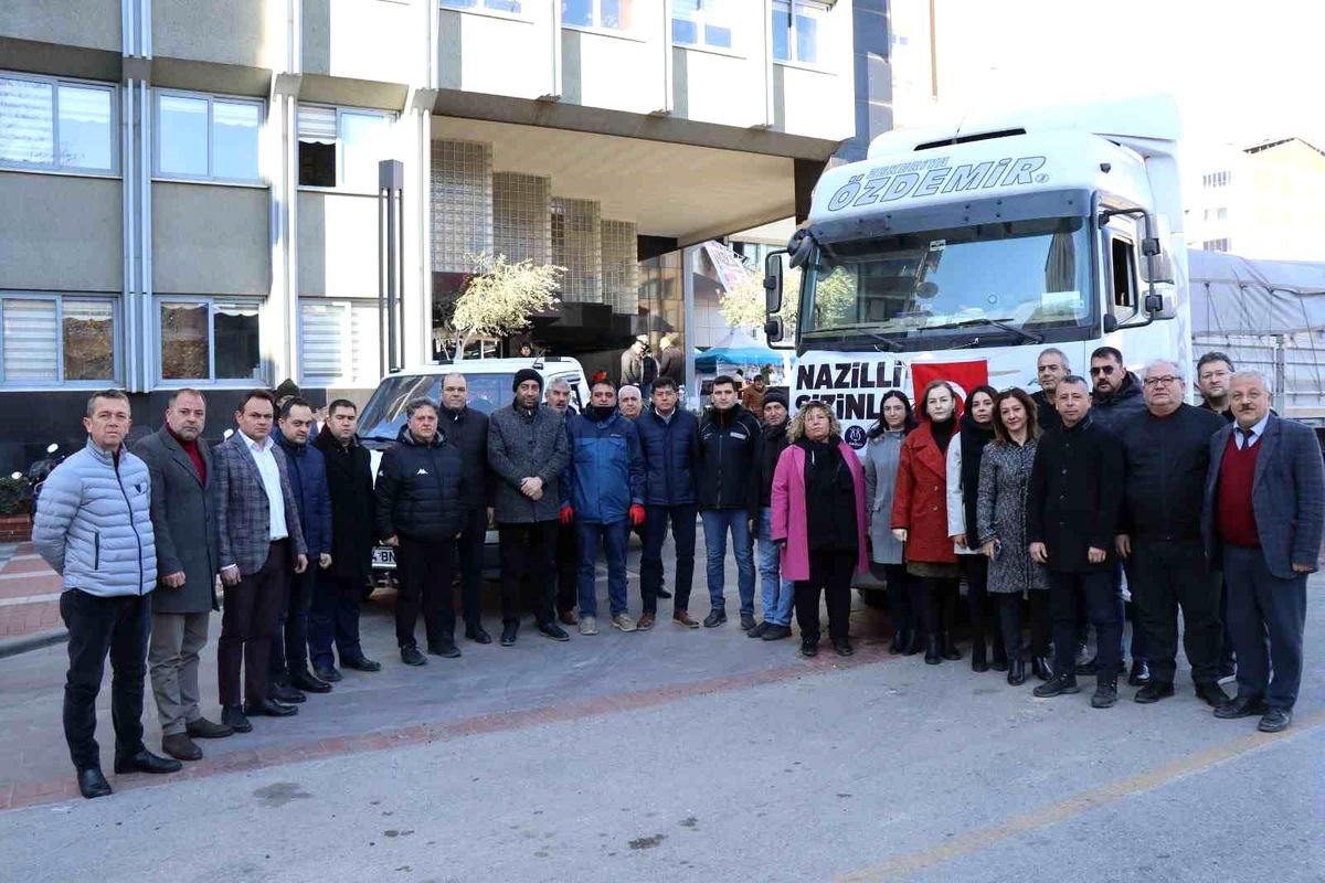 Nazilli\'de yardım kampanyası 4\'üncü gününde devam ediyor