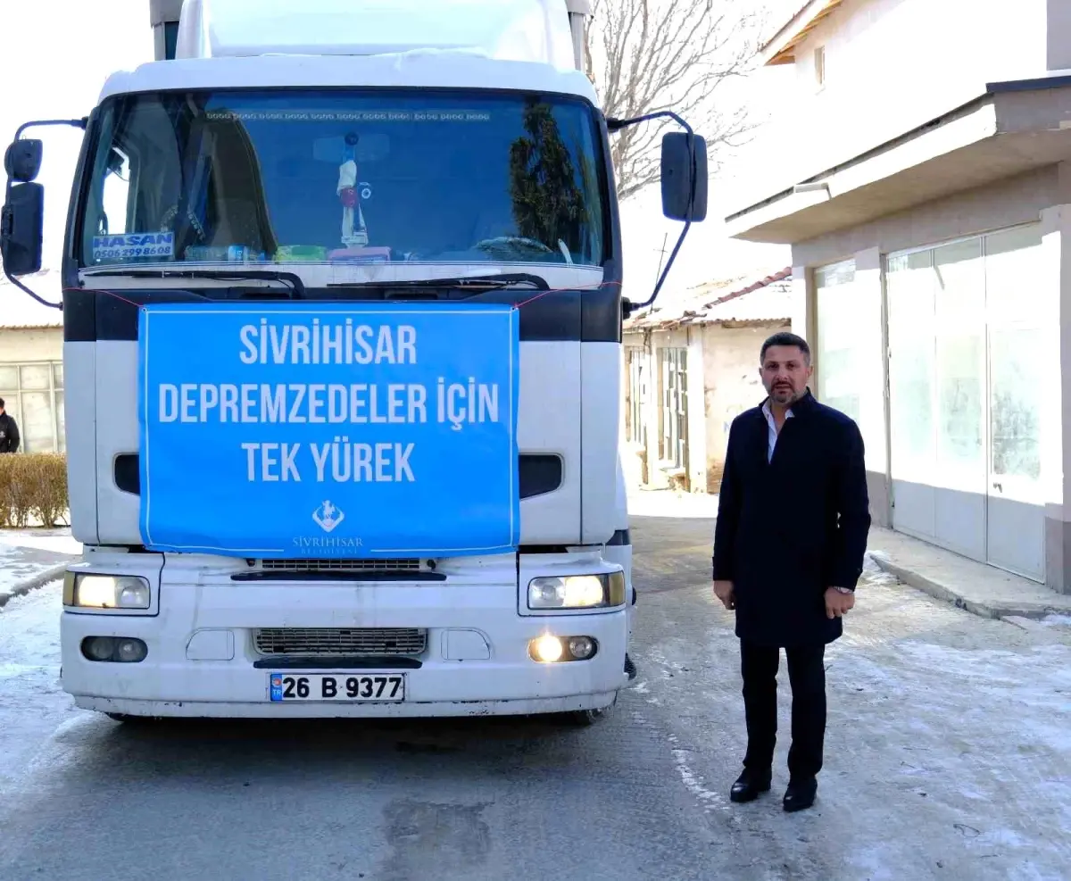 Sivrihisar\'dan bir tır yardım daha yola çıktı