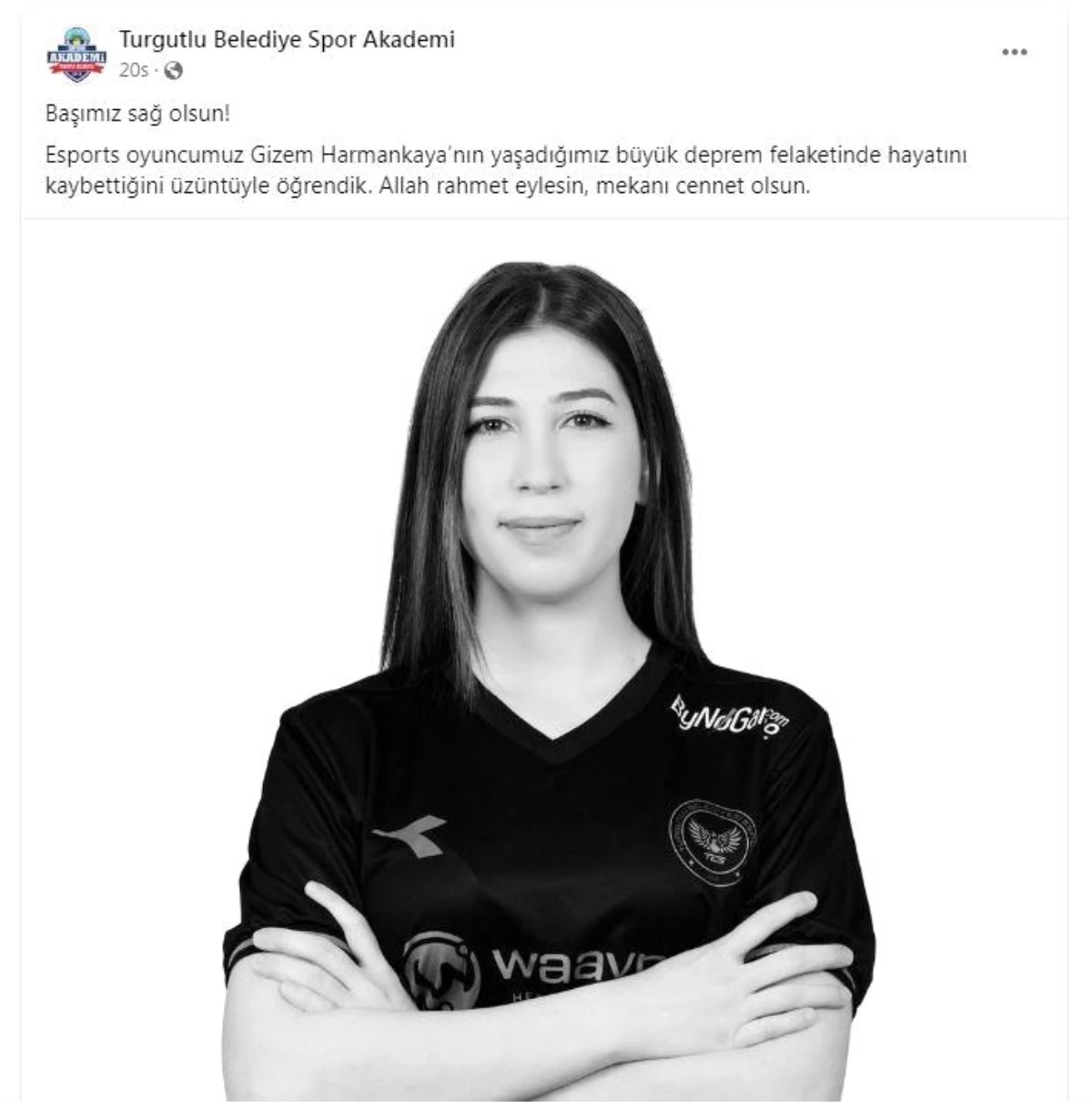 Turgutlu Belediyespor sporcusu depremde hayatını kaybetti