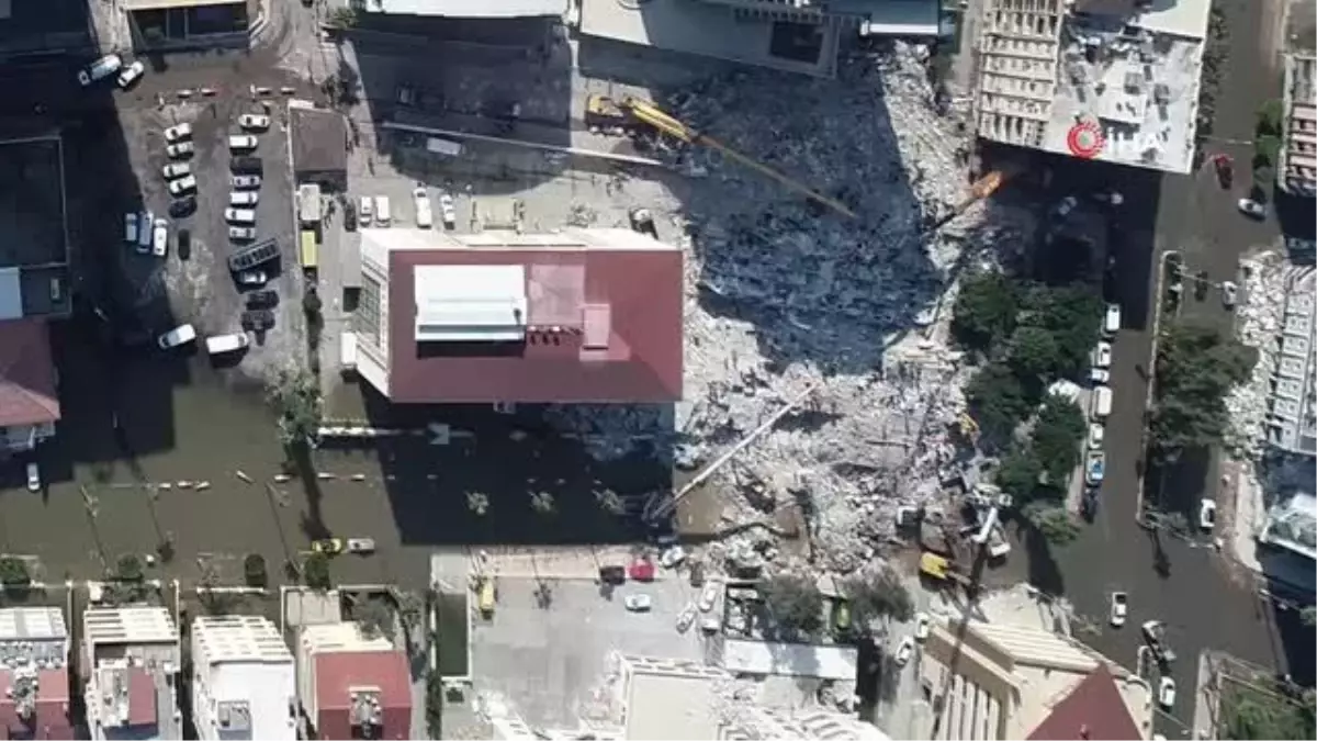 6 kişinin canlı çıkarıldığı Arzu Apartmanı böyle görüntülendi