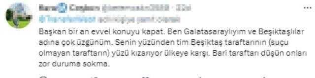 Ahmet Nur Çebi'nin açıklamalarına tepki yağıyor! Beşiktaşlılar ezeli rakiplerden özür diledi