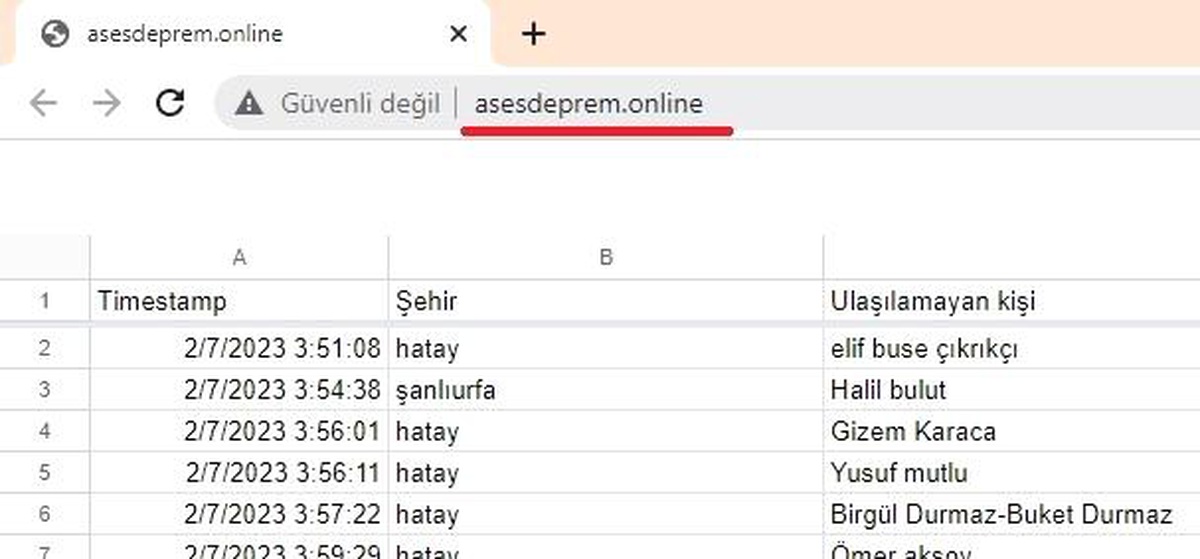 Depremle ilgili yardım çağrılarını toplayan site yaptı
